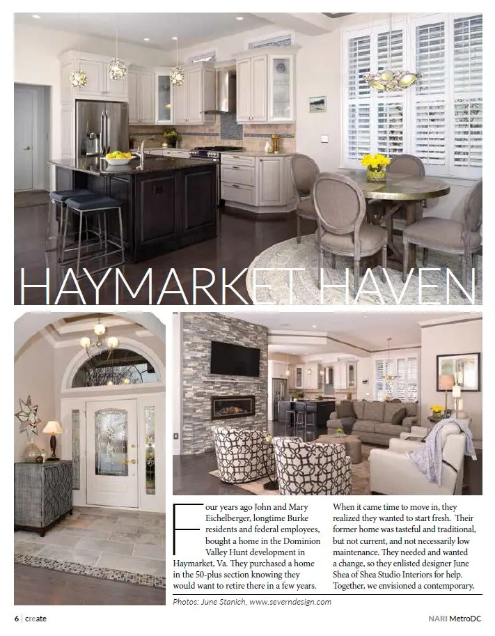 Haymarket Haven 2 | Award Winning Interior Designers Washington Dc &Amp; Northern Virginia Areas a collage of a house