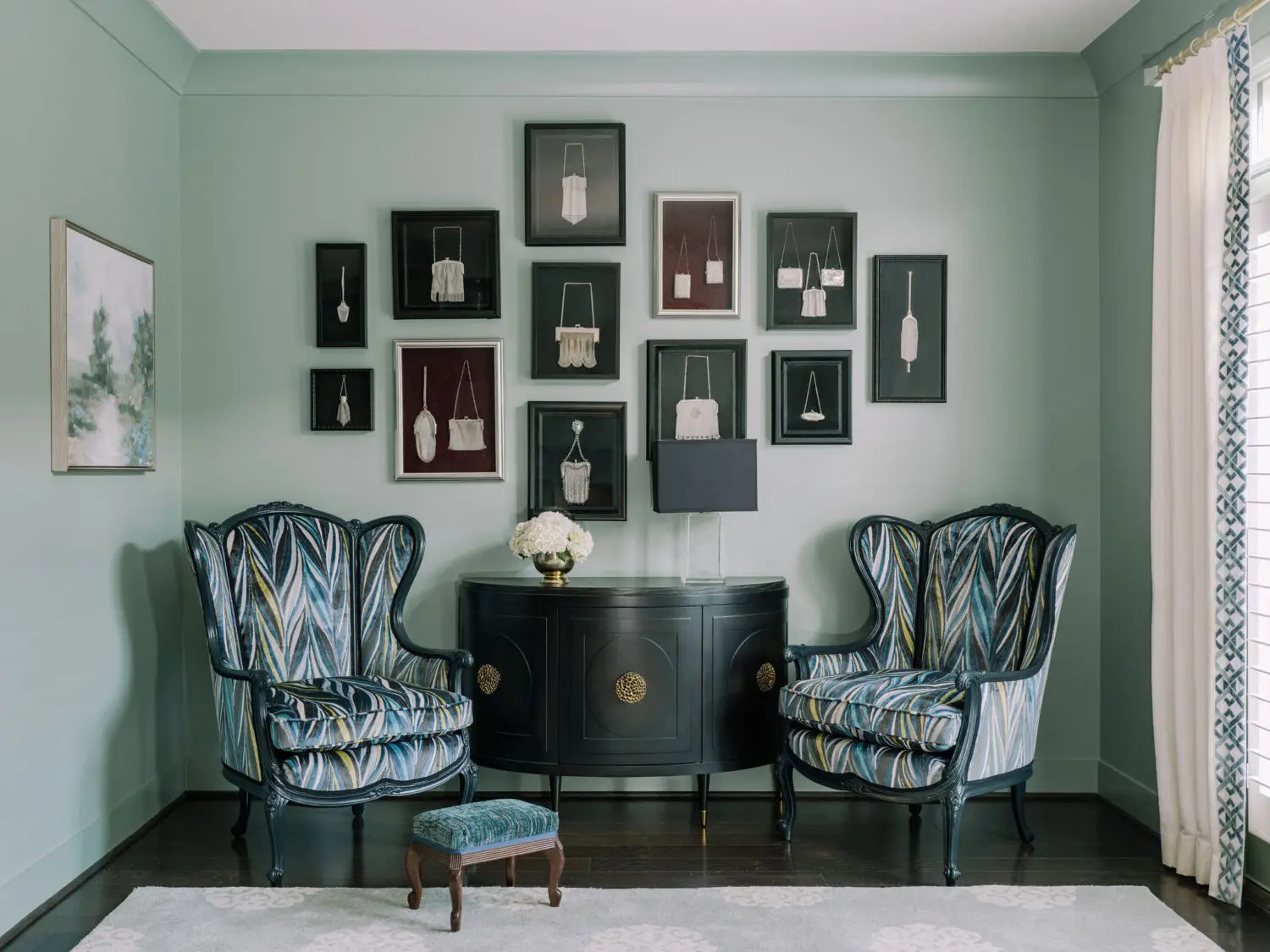 Premier Interior Design Services In Reston 7 | Award Winning Interior Designers Washington Dc &Amp; Northern Virginia Areas a room with chairs and a cabinet